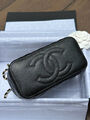 Сумкa Chanel женский кожа черный 189342-2