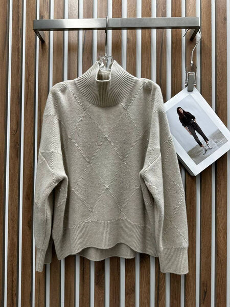 Костюм Brunello Cucinelli женский бежевый 167074-4