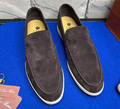 Мужские лоферы Loro Piana мужской замша 96293-1