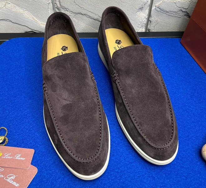 Мужские лоферы Loro Piana мужской замша 96293