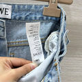 Джинсы Loewe женский джинса бирюзовый 187068-5