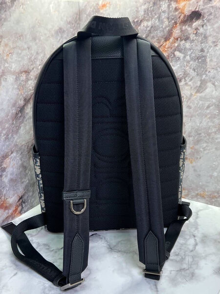 Мужской рюкзак Christian Dior мужской кожа черный 111555-4