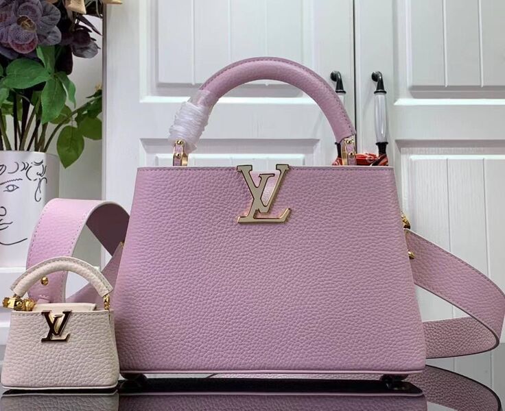 Сумка Louis Vuitton женский кожа фиолетовый 156976