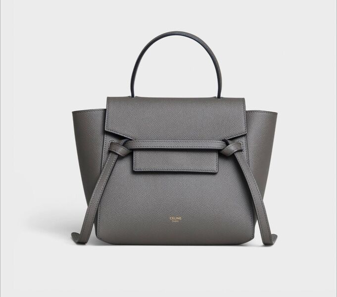 Сумка Celine Belt Nano женский графитовый 141394