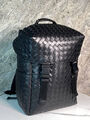 Мужской рюкзак Bottega Veneta мужской кожа черный 167099-2