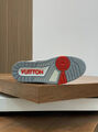 Мужские кроссовки Louis Vuitton мужской кожа swift черный,белый 157935-6