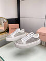 Кеды Miu Miu женский кожа белый 136066-2