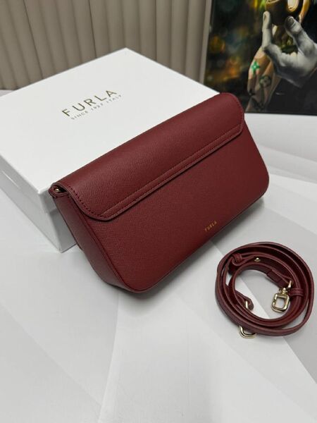 Сумка Furla женский кожа бордовый d3068830-1-2