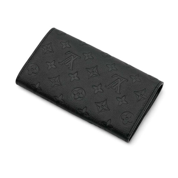 Кошелек Louis Vuitton женский кожа черный 150210-2