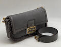 Сумка Fendi Baguette женский кожа графитовый 96381-1