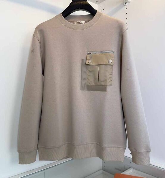 Мужской свитшот Hermès мужской бежевый 161252