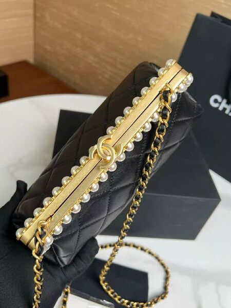 Сумка Chanel женский кожа черный b6161084-1-7
