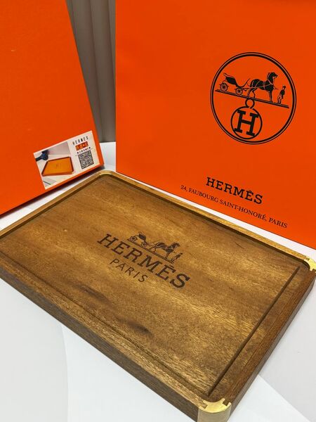 Поднос Hermès кожа u7240232-1-2