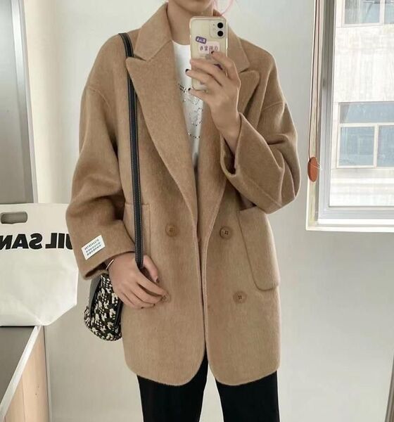 Пальто Maison Margiela женский горчичный 123592