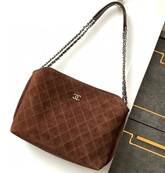 Сумка Chanel женский замша 171797