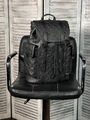 Мужской рюкзак Louis Vuitton мужской кожа черный 121418-7