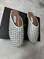 Мюли Alaïa женский кожа белый 137933-2
