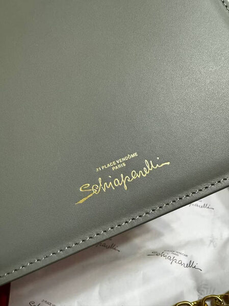 Сумка Schiaparelli женский кожа графитовый 174274-6