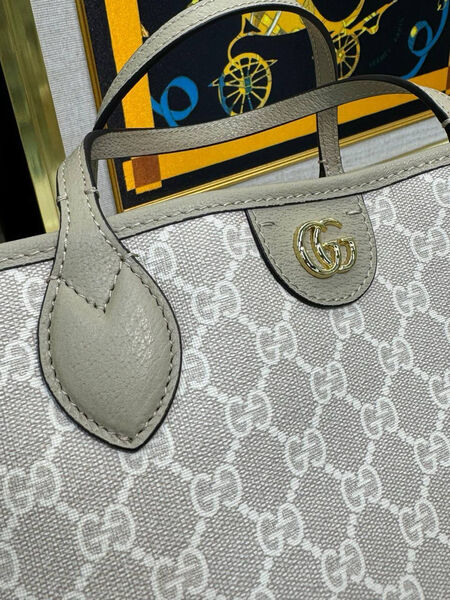 Сумка Gucci Tote женский канва графитовый 137921-5