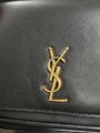 Cумка Saint Laurent женский кожа черный b9737595-1-5