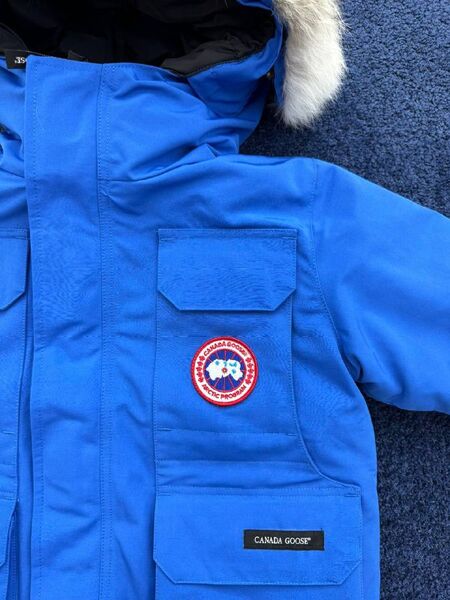 Детский пуховик Canada Goose Expedition Kids Parka синий j2037785-1-7