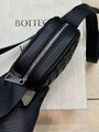Мужская сумка мессенджер Bottega Veneta мужской кожа черный 170726-3