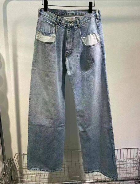 Джинсы Maison Margiela женский джинса бирюзовый 157227
