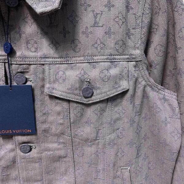 Мужская джинсовка Louis Vuitton мужской графитовый f5400311-1-5