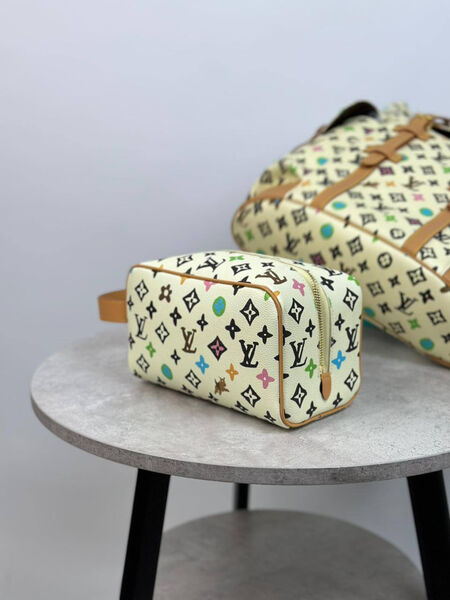 Несессер косметичка Louis Vuitton женский канва белый 154712-2