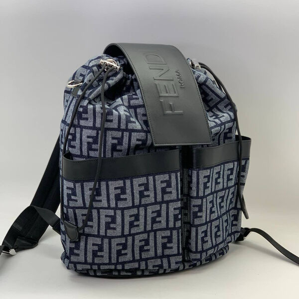 Рюкзак Fendi женский текстиль графитовый 149775-2