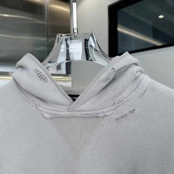 Худи Balenciaga мужской серый r6340271-1-5