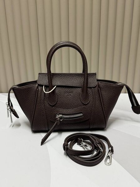Сумка Celine женский кожа темно-коричневый p3974608-1