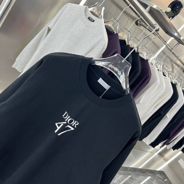 Мужской лонгслив Dior мужской черный l9231030-1-4