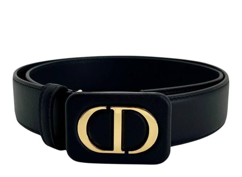 Женский ремень Christian Dior женский кожа черный 21180