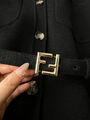 Пальто Fendi женский черный 125740-4