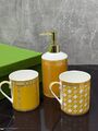 Набор для ванной комнаты Swarovski X Rosenthal фарфор горчичный s8075369-1-7