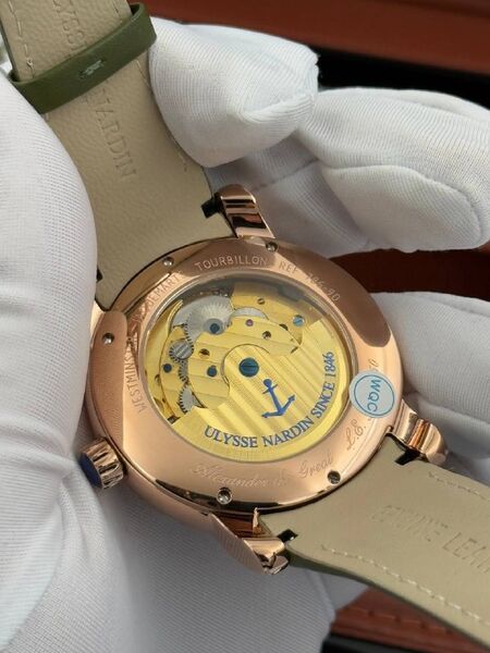 Мужские часы Ulysse Nardin мужской хаки a9147219-1-5