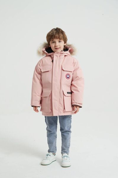 Детский пуховик Canada Goose Expedition Kids Parka мужской розовый u7683890-1-10
