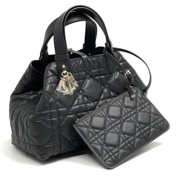 Сумка Christian Dior Toujoups женский кожа черный 124714