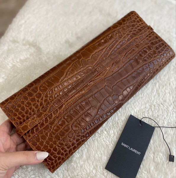 Клатч Saint Laurent Monhattan женский кожа 106905-2