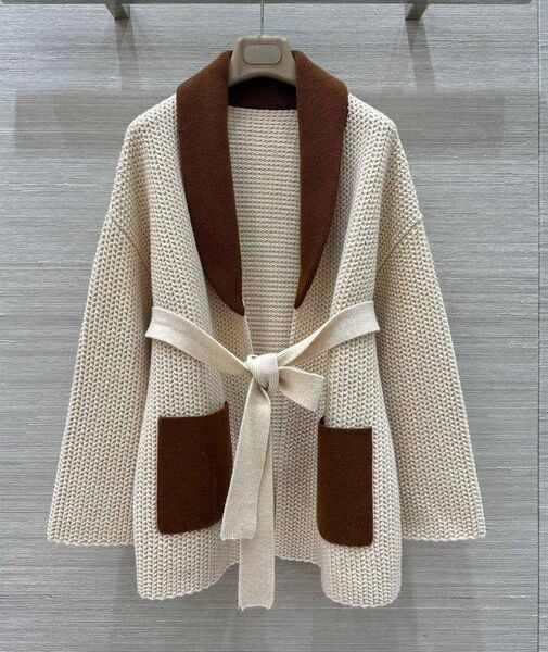 Кардиган Loro Piana женский вязаная ткань графитовый 199372