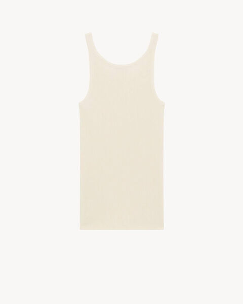 Майка Saint Laurent женский белый 185240-4