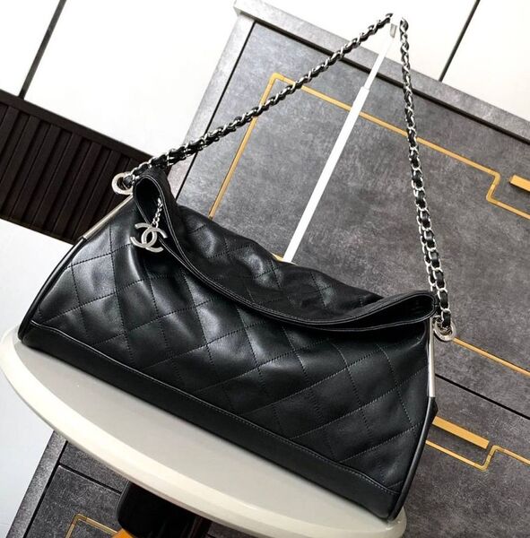 Сумка Chanel женский кожа черный 169077