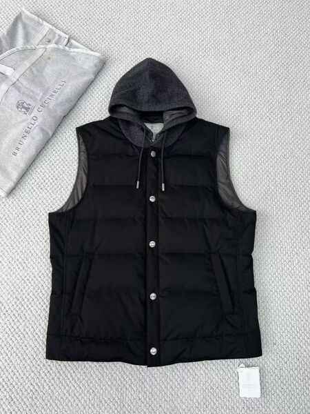 Мужской жилет Brunello Cucinelli мужской черный