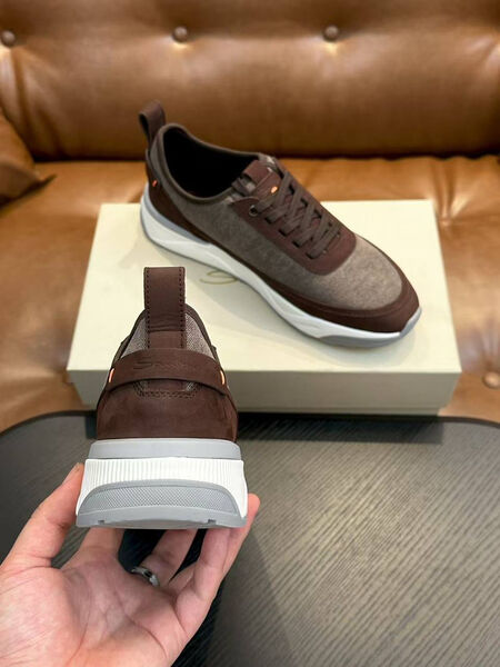 Мужские кроссовки Santoni мужской текстиль 195382-3