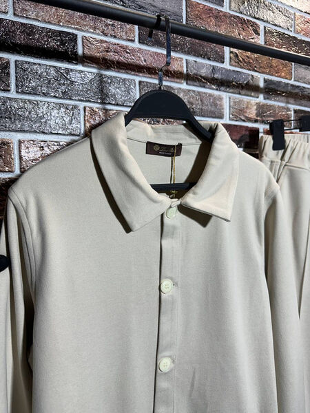 Мужской костюм Loro Piana мужской графитовый 159365-4