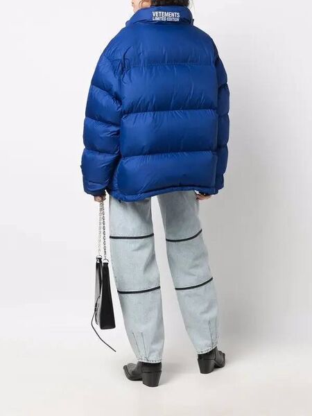Пуховик Vetements женский синий b7695014-1-10