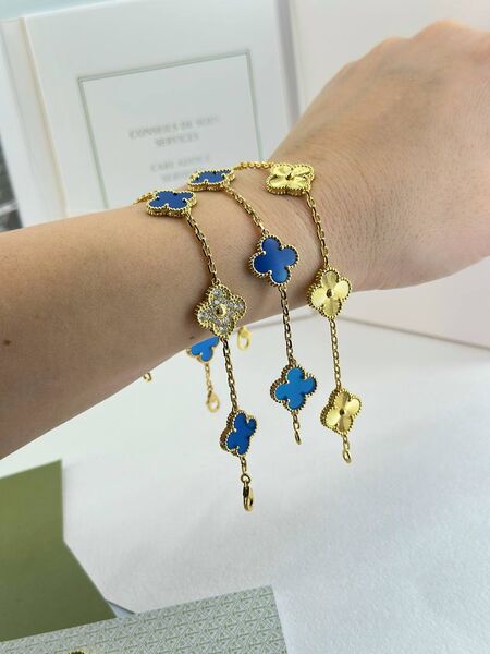Браслет и колье-чокер Van Cleef & Arpels Vintage Alhambra женский золото w4366846-1