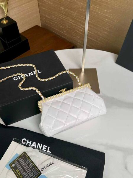Сумка Chanel женский кожа белый p0324497-1-2
