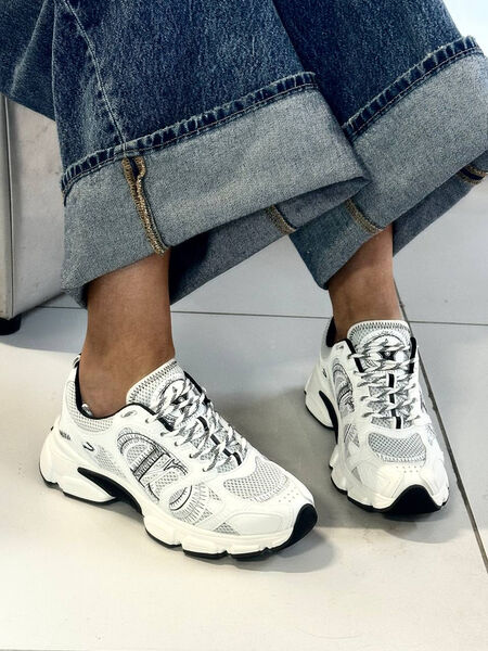 Кроссовки Christian Dior женский кожа белый 161019-3